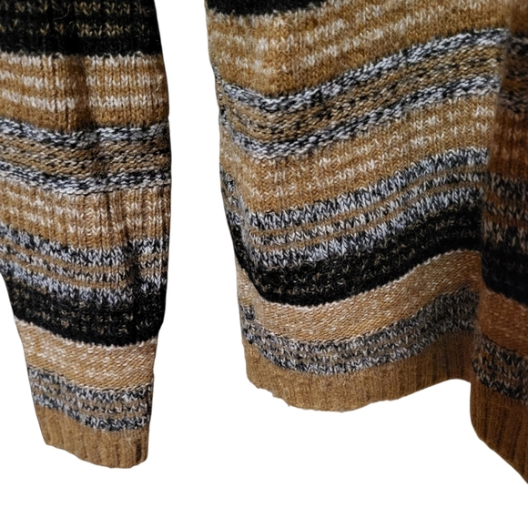 Vintage Claiborne Mens Striped Wool Alpaca Blend Sweater Size XL Y2K Cosby Style - Picture 4 of 6